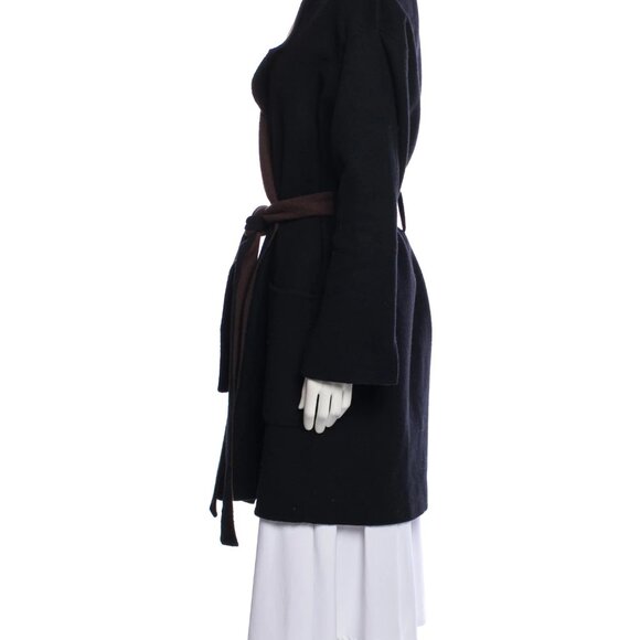 Halston Heritage Two Tone Virgin Wool  Coat - Picture 3 of 4